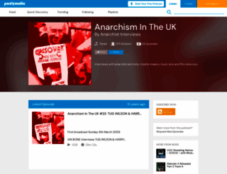 anarchistinterviews.podomatic.com screenshot