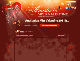 anastasiamissvalentine.com screenshot