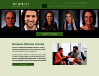anastasicounseling.com screenshot
