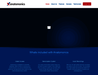 anatomonics.com screenshot