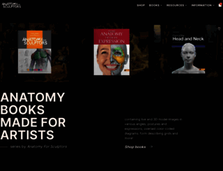 anatomy4sculptors.com screenshot