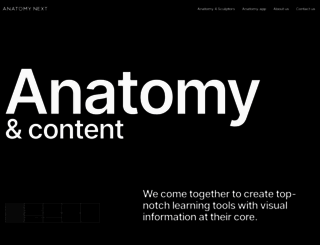 anatomynext.com screenshot