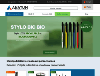anatum-objet-publicitaire.com screenshot