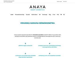 anaya.si screenshot