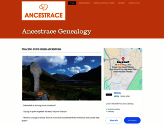 ancestrace.com screenshot