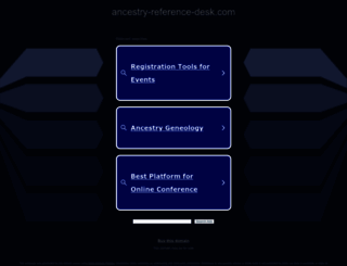 ancestry-reference-desk.com screenshot