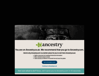 ancestry.co.uk screenshot