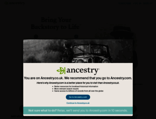 ancestry.ie screenshot