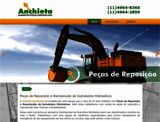 anchietaguindastes.com.br screenshot