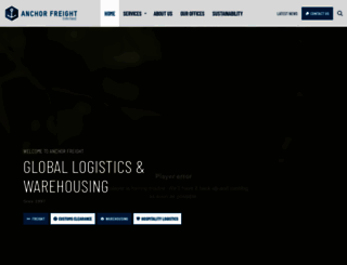 anchor-freight.co.uk screenshot
