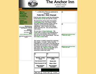 anchor-inn-restaurant.co.uk screenshot