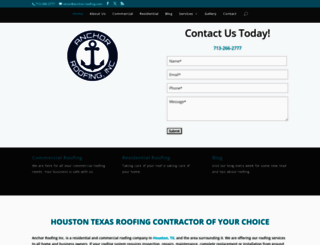 anchor-roofing.com screenshot