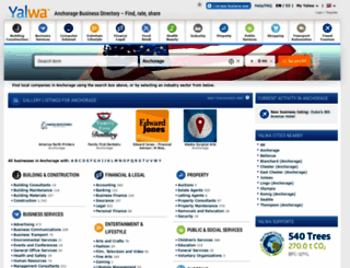 anchorage.yalwa.com screenshot