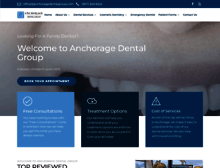 anchoragedentalgroup.com screenshot
