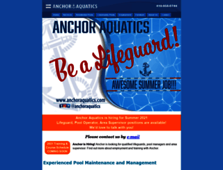 anchoraquatics.com screenshot