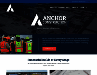anchorconstruction.com screenshot
