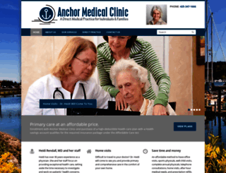 anchormedicalclinic.com screenshot