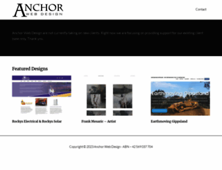 anchorweb.com.au screenshot
