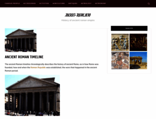 ancient-rome.info screenshot