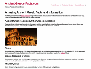 ancientgreecefacts.com screenshot