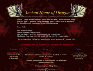 ancienthomeofdragon.homestead.com screenshot
