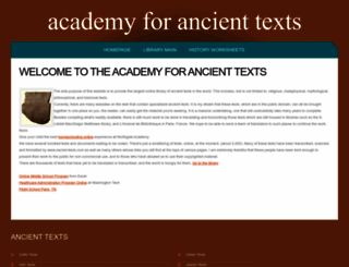 ancienttexts.org screenshot