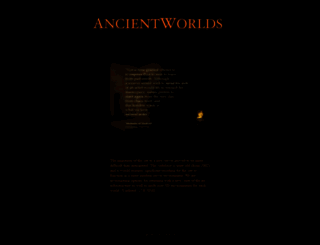 ancientworlds.net screenshot