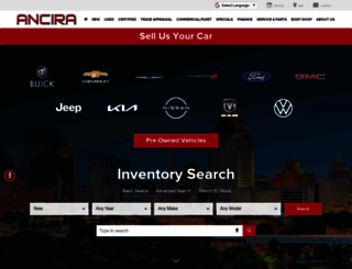 ancira.com screenshot