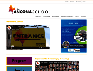 anconaschool.org screenshot