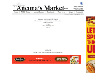 anconasmarket.mywebgrocer.com screenshot