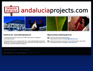 andaluciaprojects.com screenshot