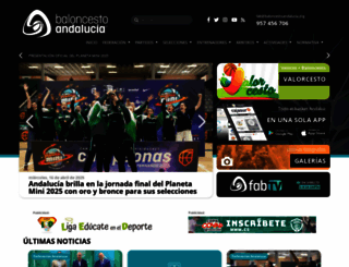 andaluzabaloncesto.org screenshot