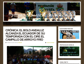 andaluzadebolos.org screenshot