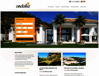 andaluzproperty.com screenshot