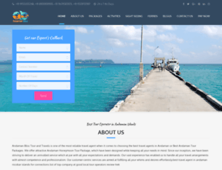 andamanbliss.com screenshot