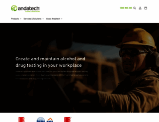 andatech.com.au screenshot