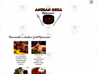 andeangrill.com screenshot