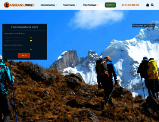 andeansunrise.com screenshot