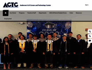 andersonctc.org screenshot