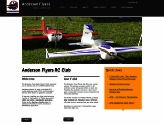andersonflyersrcclub.com screenshot