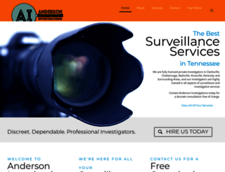 andersoninvestigations.com screenshot