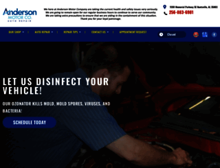 andersonmotorcompany.com screenshot