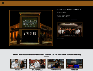 andersonpharmacyandaccents.com screenshot
