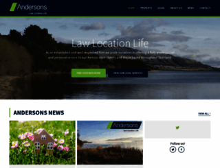 andersons-kinross.co.uk screenshot