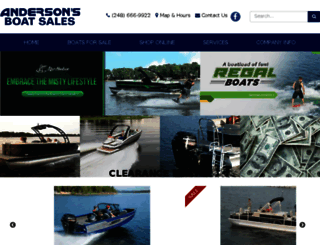 andersonsboatsales.com screenshot
