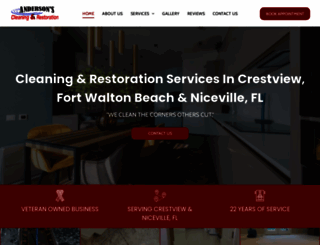 andersonsclean.com screenshot