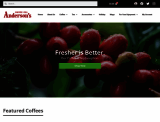 andersonscoffee.com screenshot