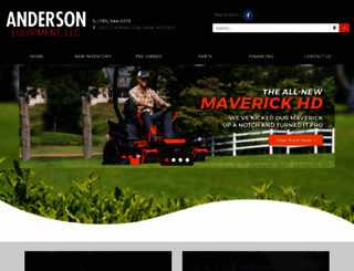 andersonsequipment.com screenshot