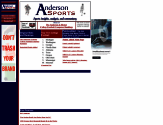 andersonsports.com screenshot