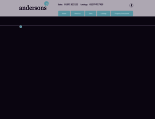 andersonsproperty.com screenshot